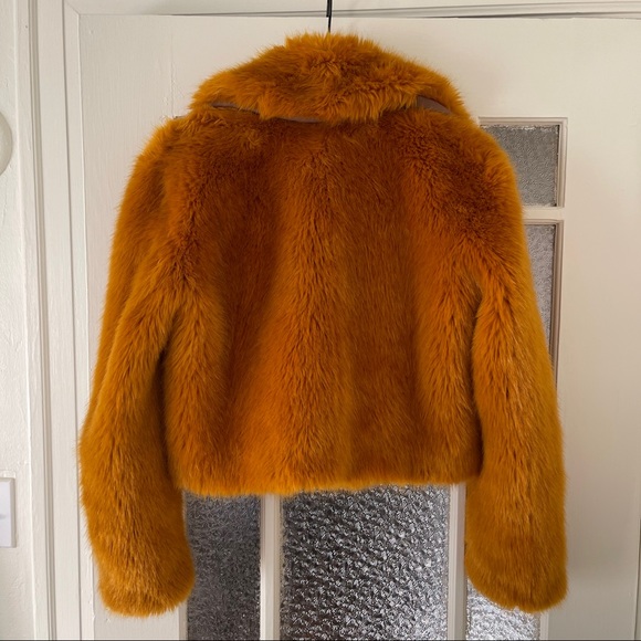 Michael Kors Faux Fur Jacket Marigold S 